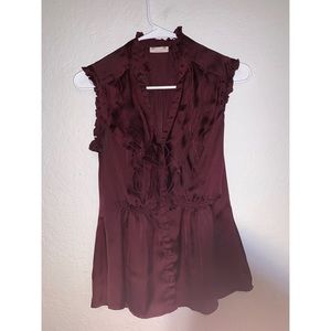 Maroon blouse